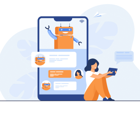 discussing AI chatbots