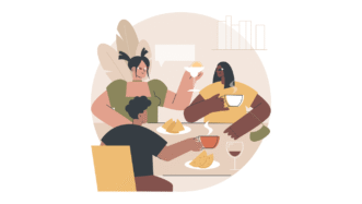 ESL lesson on social events