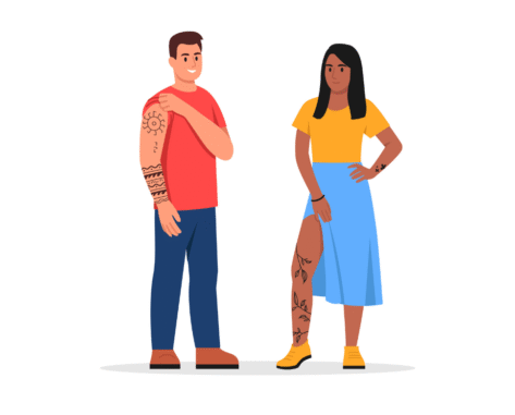 talking about tattoos