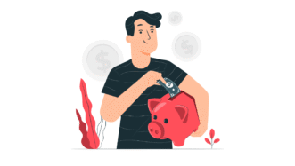 talking about spending and saving money