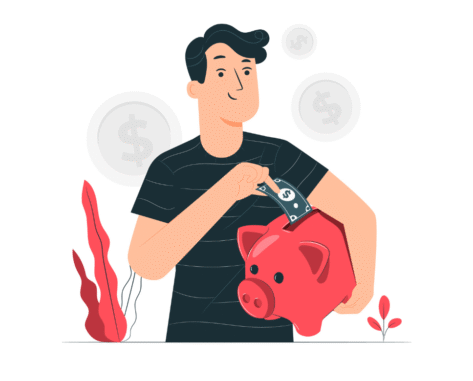 talking about spending and saving money