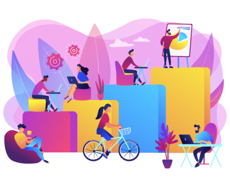 discussing work conditions