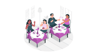 ESL lesson on eating out