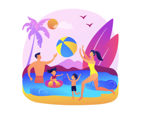 ESL lesson on holiday activities