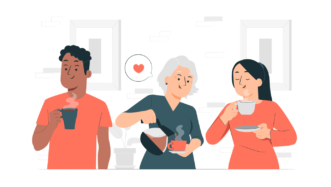 talking about drinks