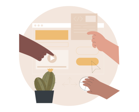 discussing social media